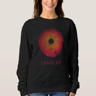 Mushroom Spore Print Level Up Psychedelic Mycology T Shirt