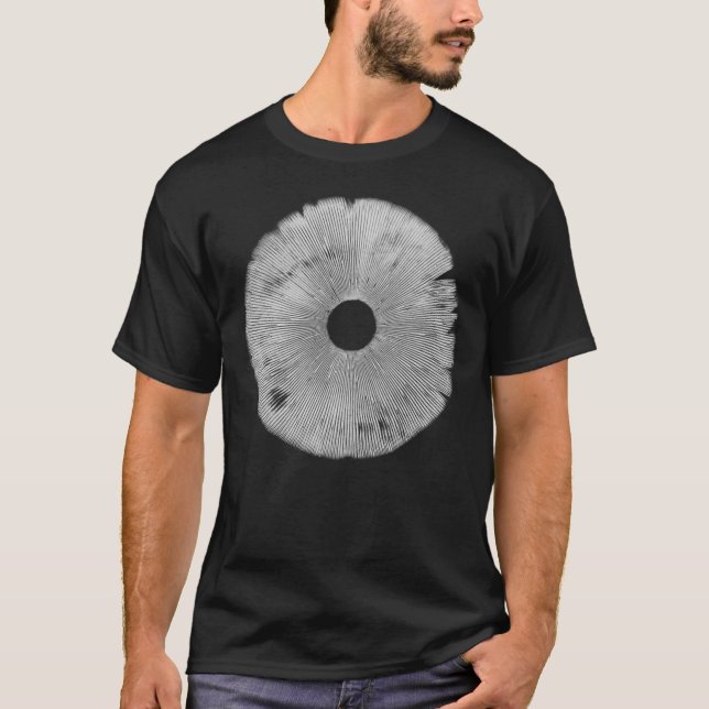 Mushroom Spore Print Mushroom Lover Gift I Love Mu T Shirt (Framsida)