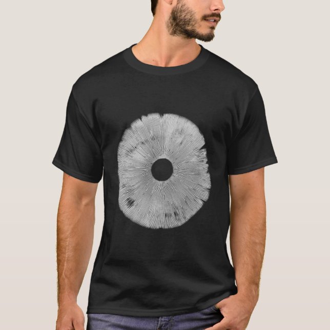Mushroom Spore Print T-Shirt Mushroom Gift (Framsida)