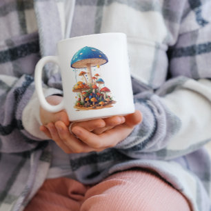 Mushroom stand on Sand Rain Coffee Mugg