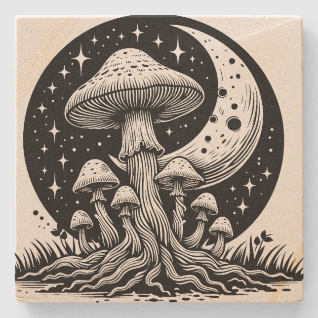 Mushroom Stenunderlägg (Framsidan)