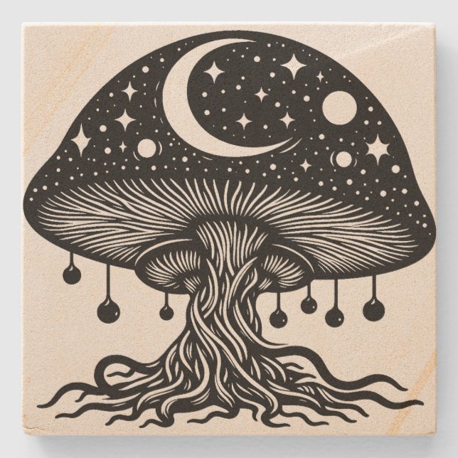 Mushroom Stenunderlägg (Framsidan)