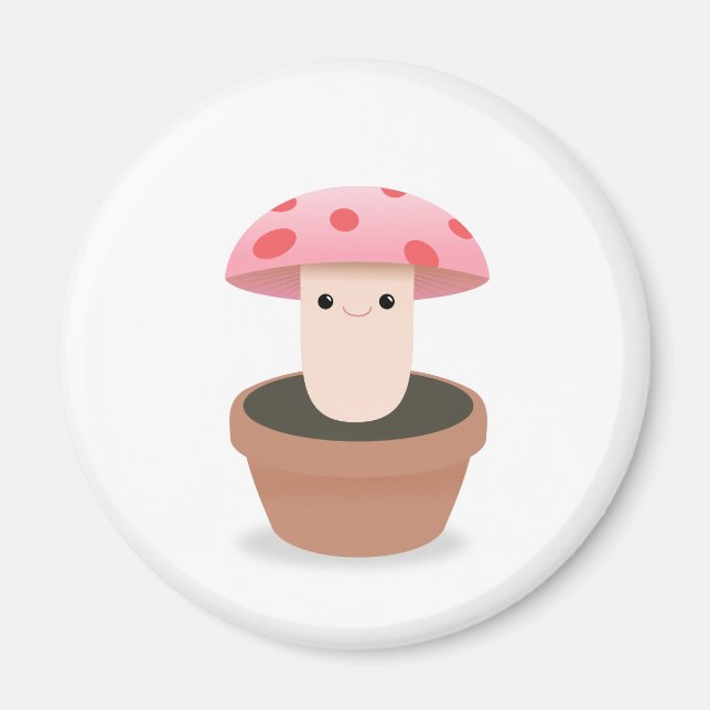 Mushroom-tecken Magnet (Framsidan)