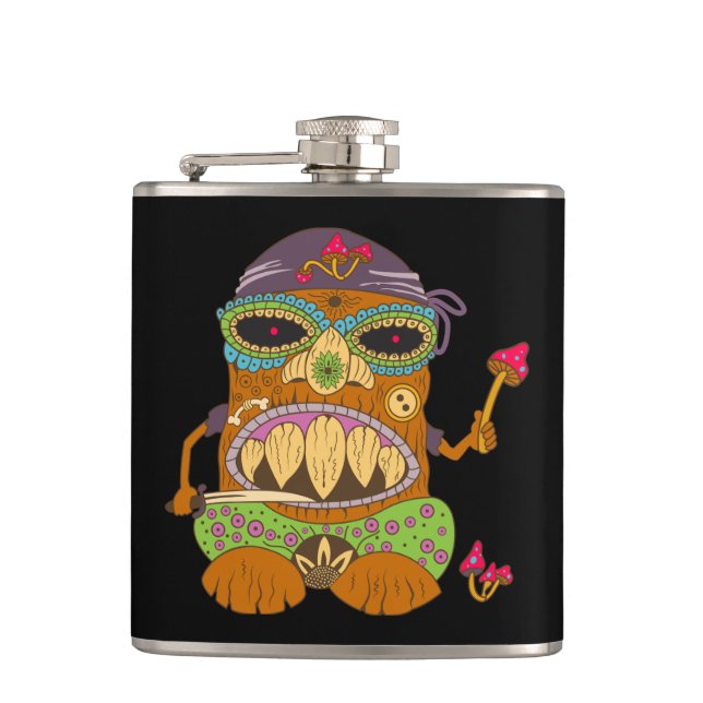 Mushroom Tiki Chef, Funny Black Fickplunta (Framsidan)