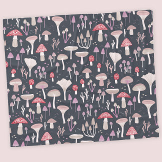 Mushroom Toadstool Fungi Fleecefilt