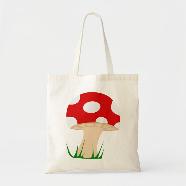 Mushroom Tote Tygkasse (Framsidan)