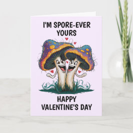 Mushroom Valentine Day Kort