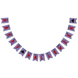 Mushroom Vampire Halloween Bunting Banner Vimplar