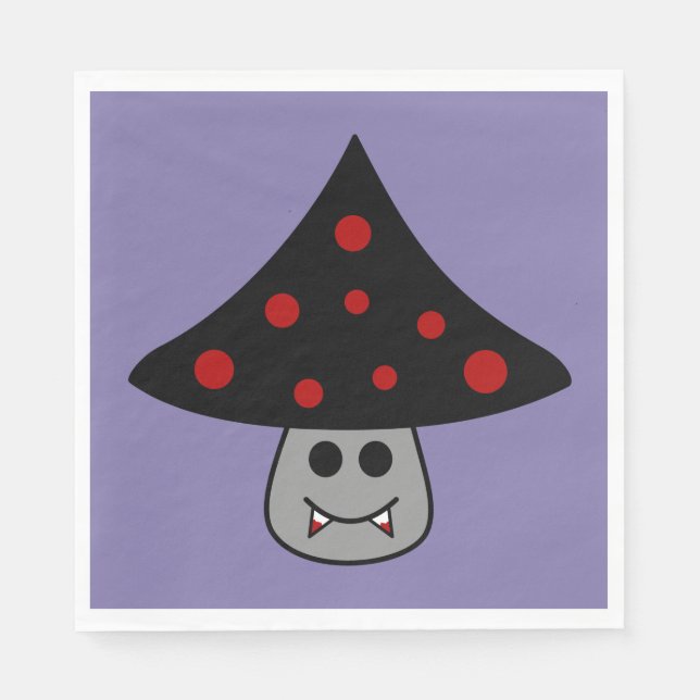 Mushroom Vampire Pappra Napkins Pappersservett (Framsidan)