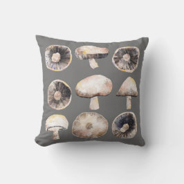 Mushroom Watercolor Kudde