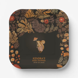 Mushroom Woodland Animal Baby Shower