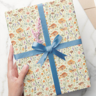 Mushroom Wrapping Paper Presentpapper