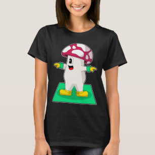 Mushroom Yoga Fitness Gymnastics T Shirt