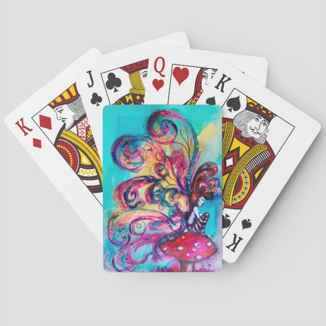 MUSHROOMS Fantasy Casinokort (Baksidan)