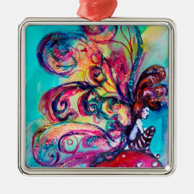 MUSHROOMS Fantasy Julgransprydnad Metall (Framsidan)