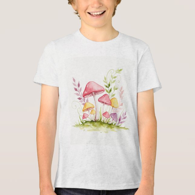 Mushrooms T Shirt (Framsida)
