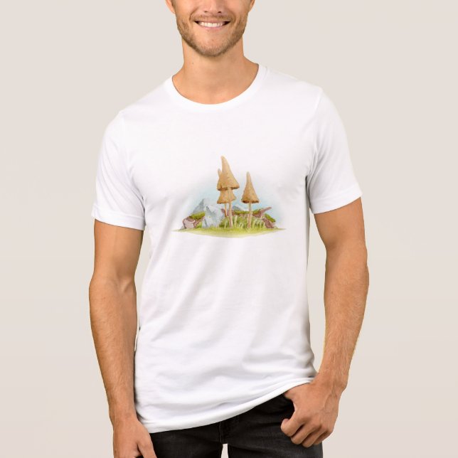Mushrooms T Shirt (Framsida)