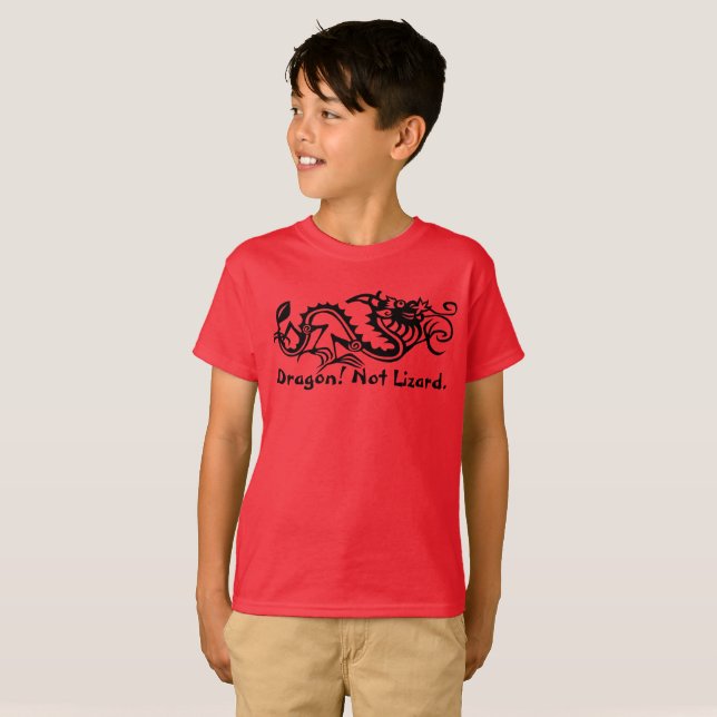 Mushu drakeskjorta t shirt (Hel framsida)