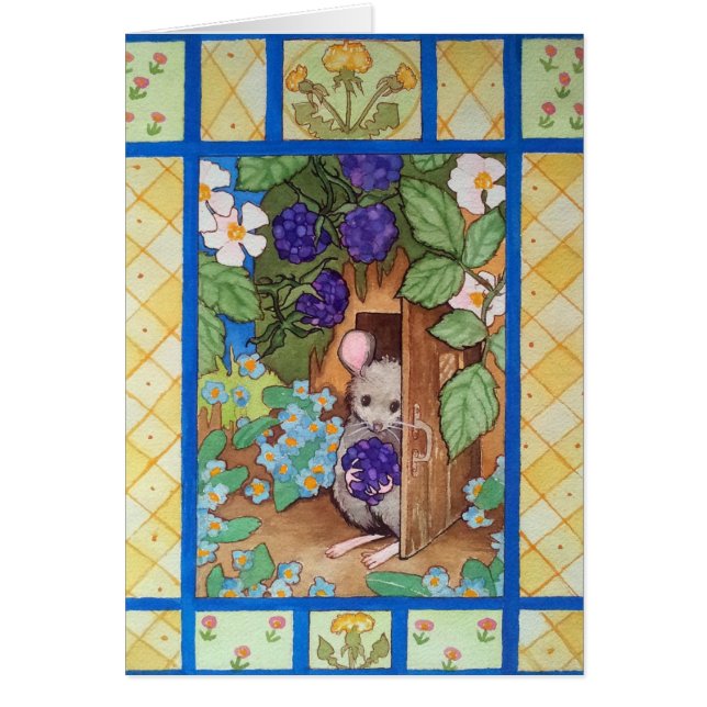 Mushus Hälsningskort (Framsidan)