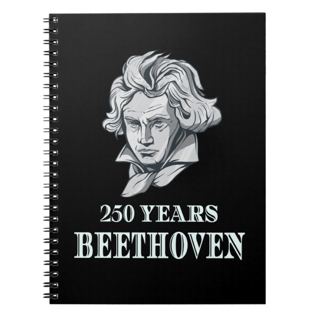 Music - 250 Years of Ludwig van Beethoven Anteckningsbok (Framsidan)