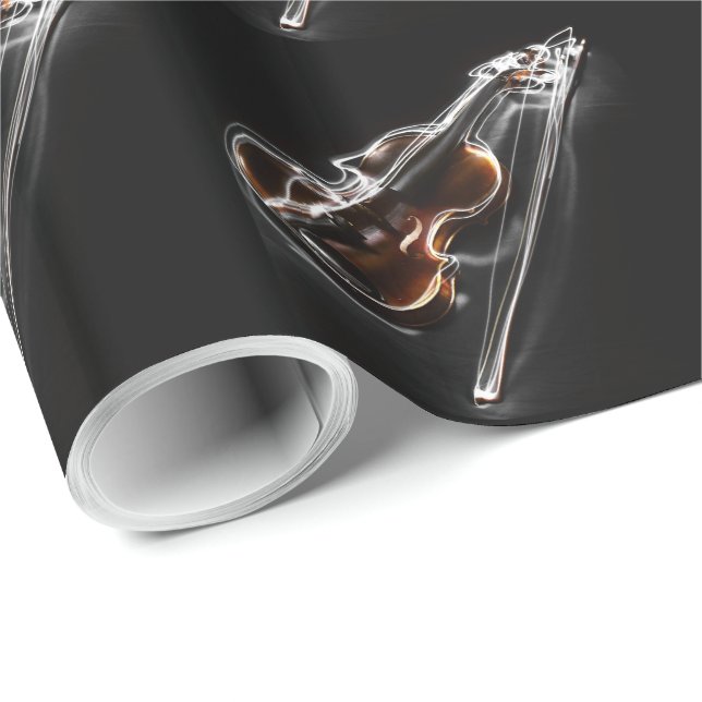 Music 29 Wrapping Papper Presentpapper (Rullad Hörn)