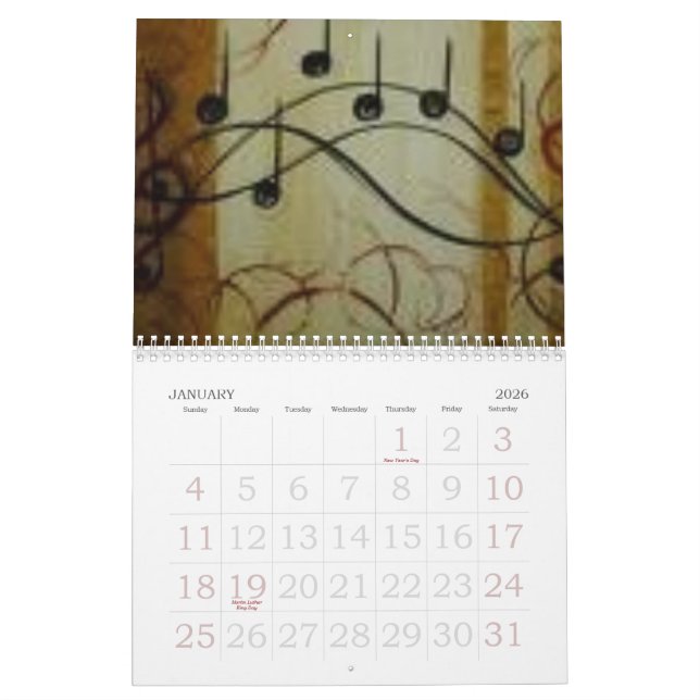 music<3 kalender (Jan 2026)