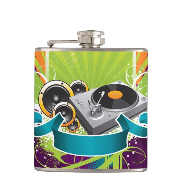 Music 7 Wrapped Flask Fickplunta (Framsidan)