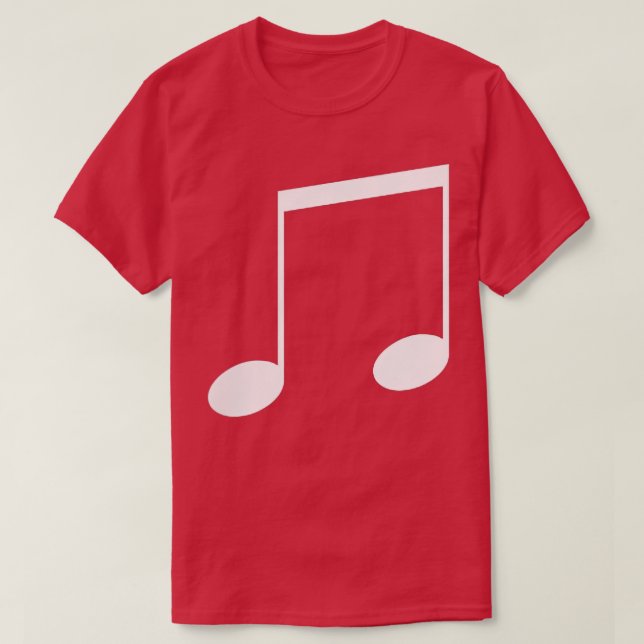 Music 8th Notes the Shirt - Small Print T (Design framsida)