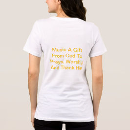 Music A Gift från Gud Prays, gudstjänst och HIM T Shirt