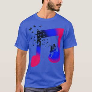 Music Accordion Butterfly T Shirt