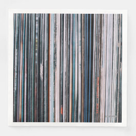 Music Album Theme Birthday Papper Napkins HAMbyWG Pappersservett