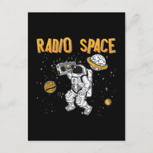 Music Älskare Astronomy Radio Space Stars Universe Helg Vykort