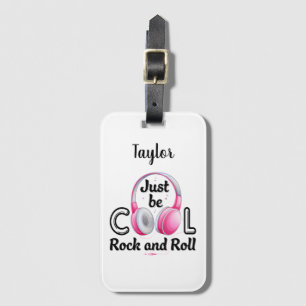 Music Älskare BE Coola Rock and roll Bagagebricka