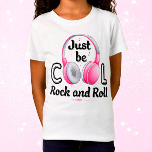 Music Älskare BE Coola Rock and roll T Shirt