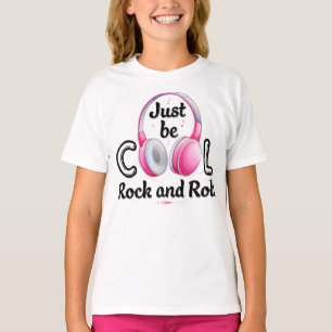 Music Älskare BE Coola Rock and roll T Shirt