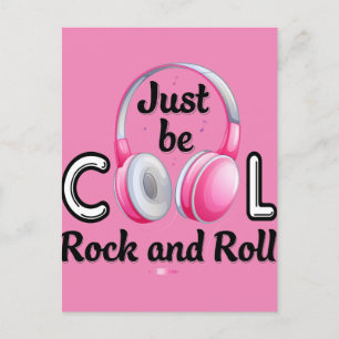 Music Älskare BE Coola Rock and roll Vykort