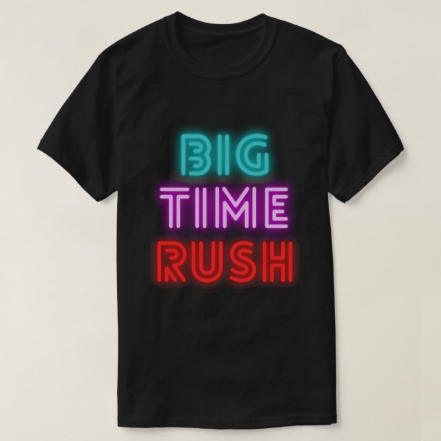 Music Älskare Big Time Rush Design T Shirt (Design framsida)
