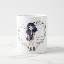 Music älskare, född i sjunga Jumbo-kaffet Mugg