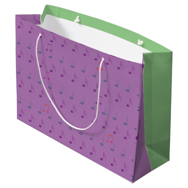 Music Älskare Gift Bag (Baksidan Vinklad)