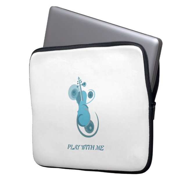 MUSIC ÄLSKARE GIFT GUITAR BIRTHDAY ANNIVERSARY LAPTOP FODRAL (Framsidan Vänster)