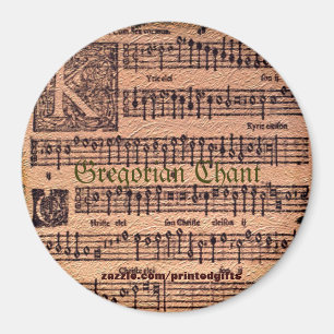 MUSIC ÄLSKARE Gregorian Chants History Magnets Magnet