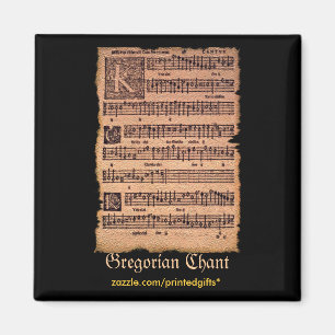 MUSIC ÄLSKARE Gregorian Chants History Magnets Magnet