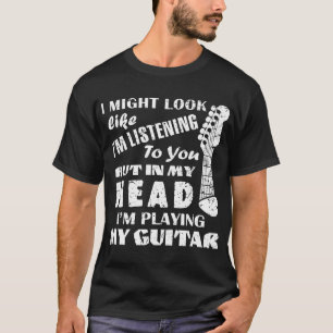 Music Älskare Guitarist Gift Bass Guitar Funny Gui T Shirt