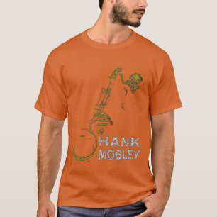 Music Älskare Hank Mobley Retro Saxophone Graphic T Shirt
