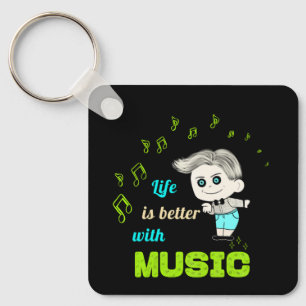 Music älskare nyckelring