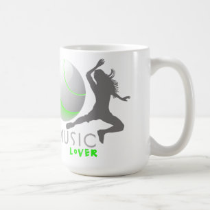 Music Älskare Ringer Mugg
