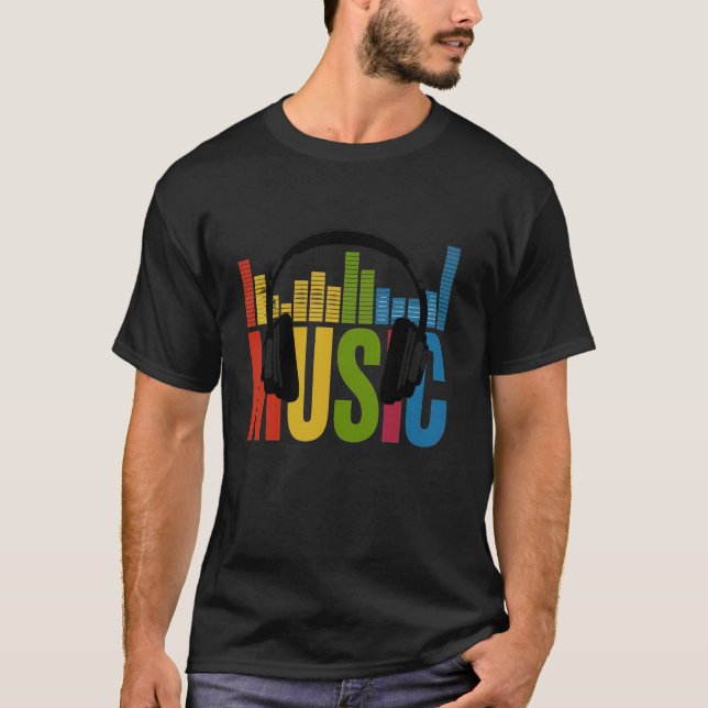 Music Älskare T Shirt (Framsida)