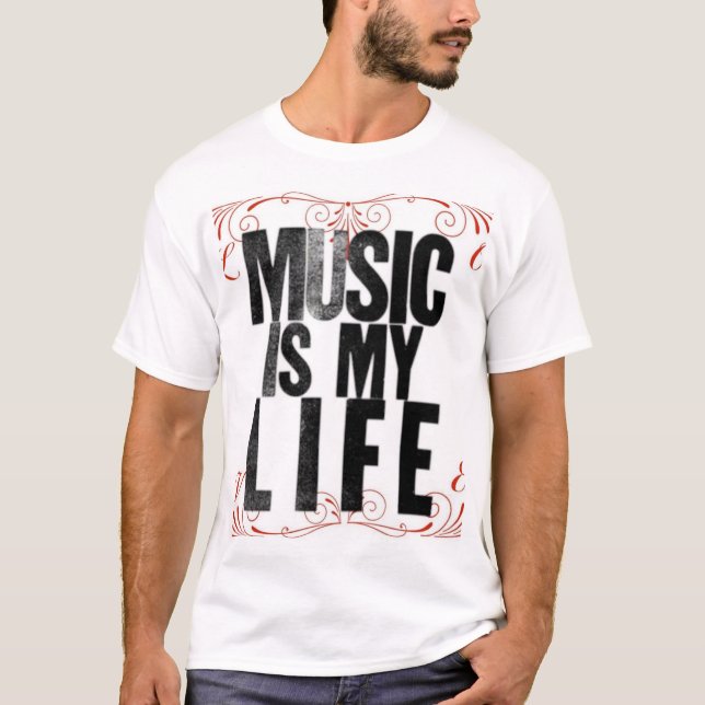 Music älskare t shirt (Framsida)