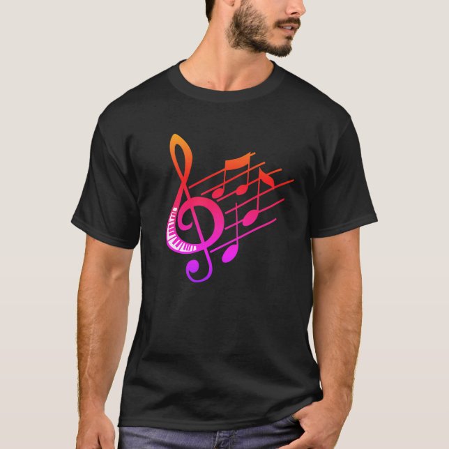 Music Älskare T Shirt (Framsida)