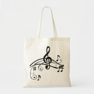 **MUSIC ÄLSKARE** TOTALT BAG TYGKASSE